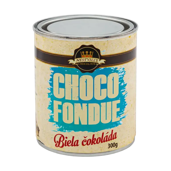 Čokoládové fondue biela čokoláda