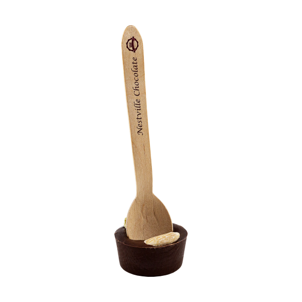 lyžička s horkou čokoládou