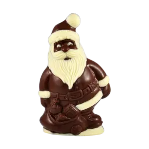čokoládová soška santa clausa