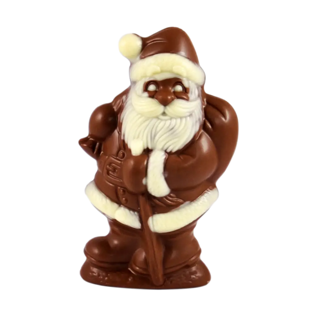 čokoládová soška santa clausa