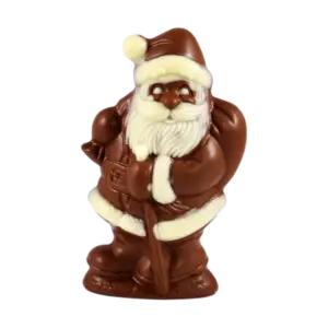 čokoládová soška santa clausa