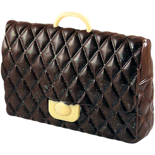 Čokoládová kabelka z horkej čokolády